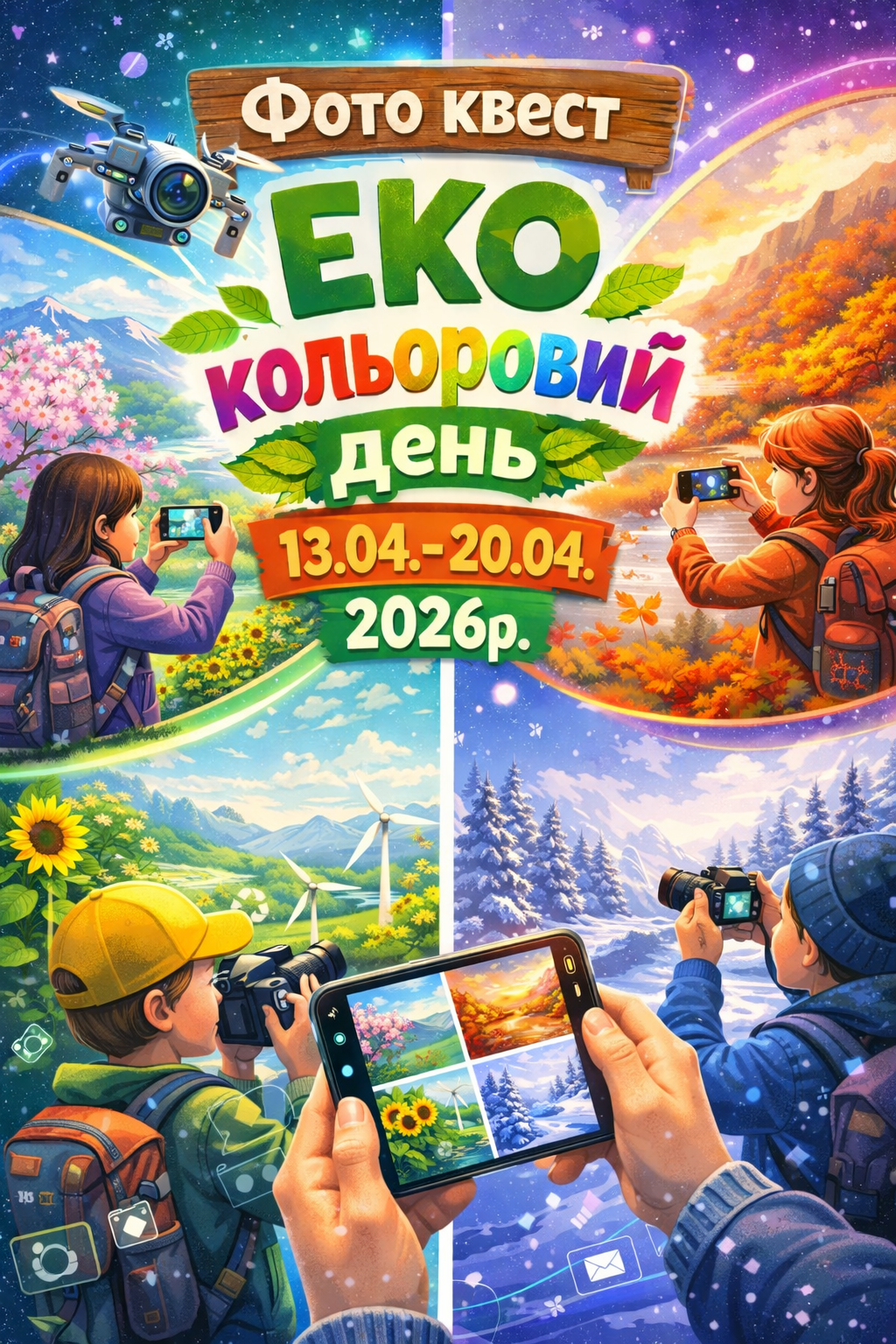 Фото квест "ЕКОкольоровий день"