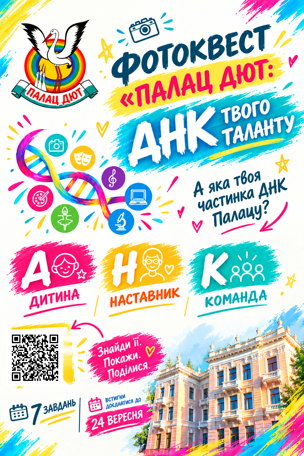 Фотоквест "Палац ДЮТ: ДНК твого таланту"